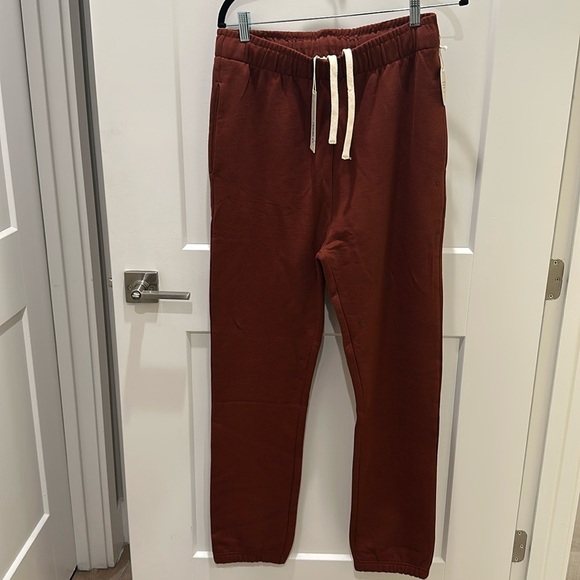 Pact OrganicUnisex Mahogany Sweatpants - Main Image